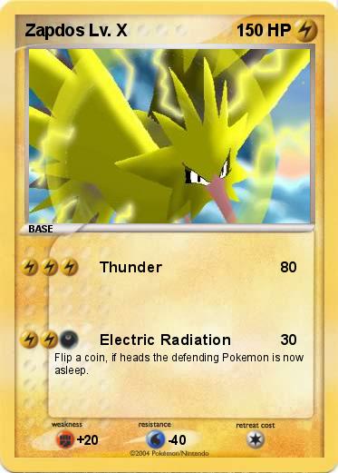 Pokemon Zapdos Lv. X