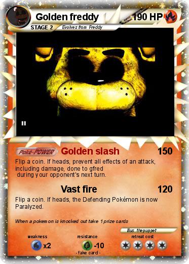 Pokemon Golden freddy