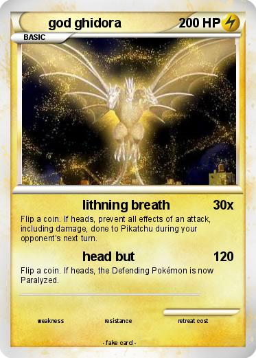 Pokemon god ghidora