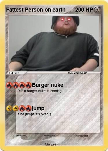 Pokemon Fattest Person on earth