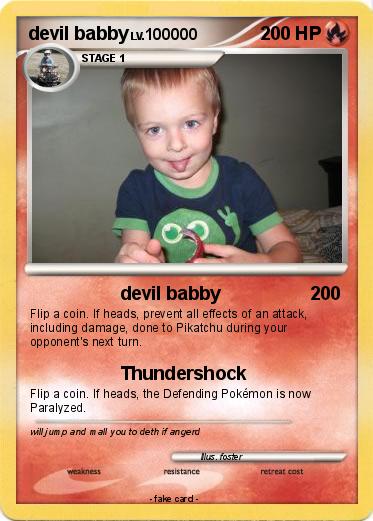 Pokemon devil babby