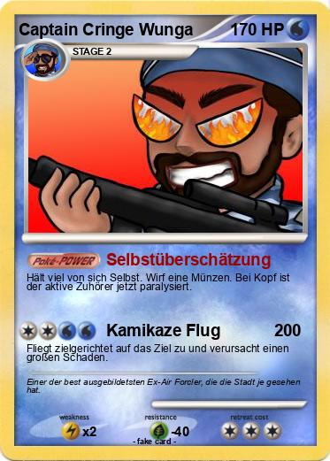 Pokemon Captain Cringe Wunga