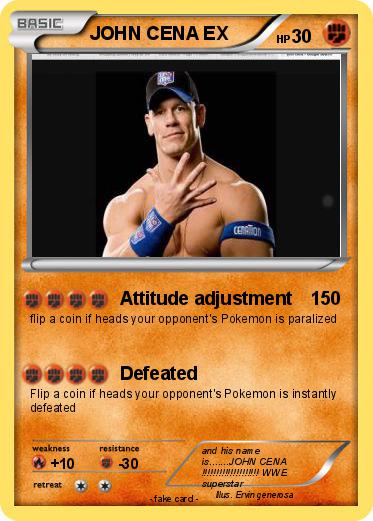Pokemon JOHN CENA EX