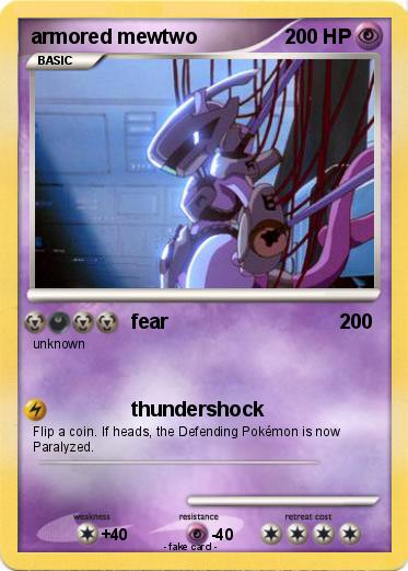 Pokemon armored mewtwo