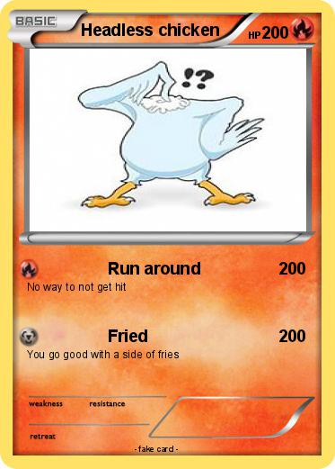 Pokemon Headless chicken