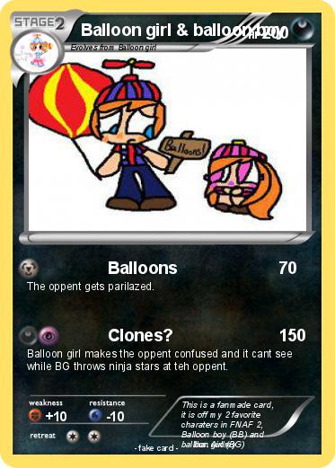 Pokemon Balloon girl & balloon boy