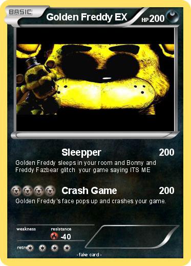 Pokemon Golden Freddy EX