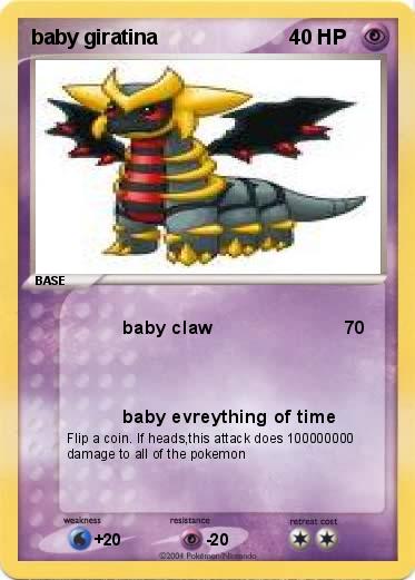 Pokemon baby giratina