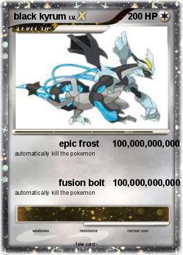 Pokemon black kyrum