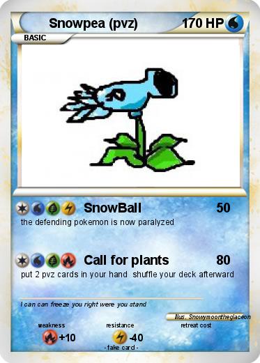 Pokemon Snowpea (pvz)
