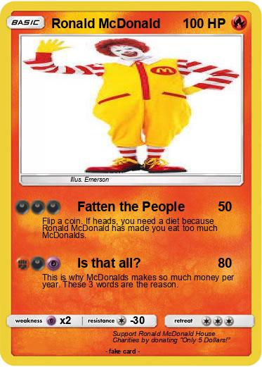 Pokemon Ronald McDonald