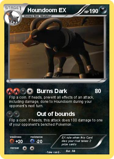 Pokemon Houndoom EX