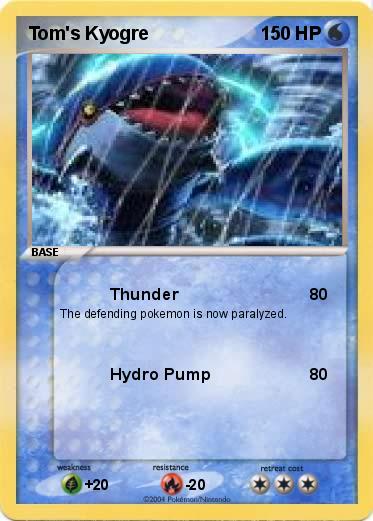 Pokemon Tom's Kyogre