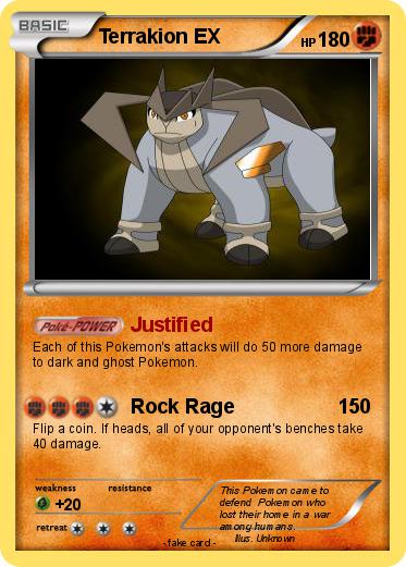 Pokemon Terrakion EX