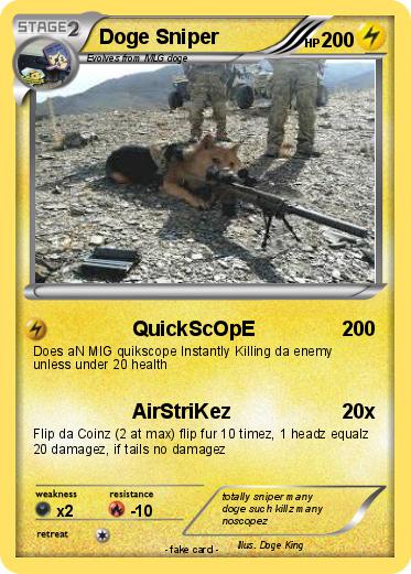 Pokemon Doge Sniper