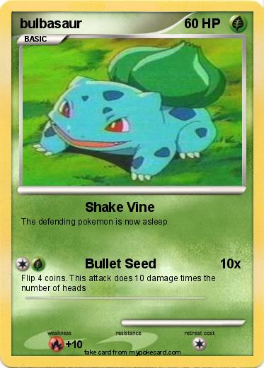 Pokemon bulbasaur