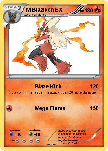Pokemon M Blaziken EX