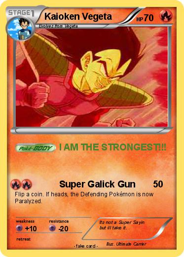 Pokemon Kaioken Vegeta