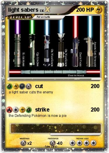 Pokemon light sabers