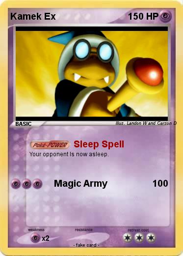 Pokemon Kamek Ex