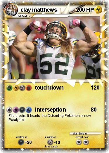 Pokemon clay matthews