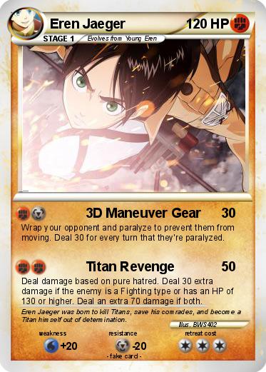 Pokemon Eren Jaeger