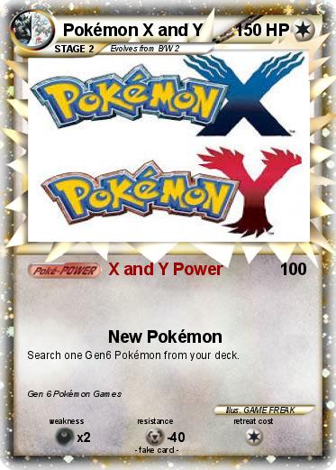 Pokemon Pokémon X and Y
