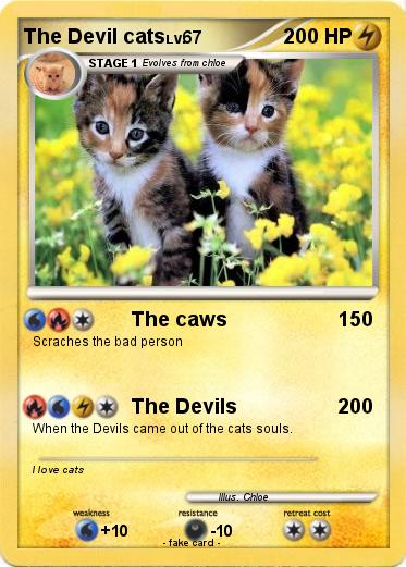 Pokemon The Devil cats