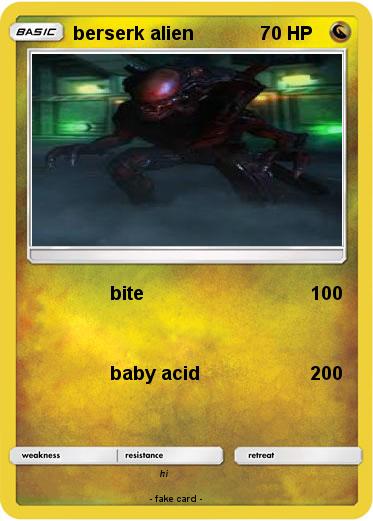 Pokemon berserk alien