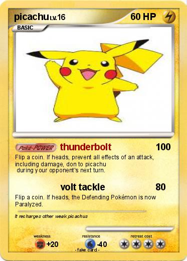 Pokemon picachu