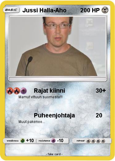 Pokemon Jussi Halla-Aho