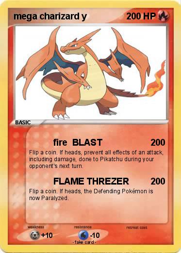 Pokemon mega charizard y