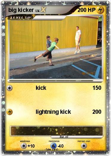 Pokemon big kicker