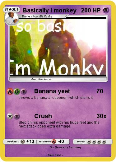 Pokemon Basically i monkey