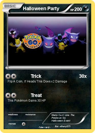 Pokemon Halloween Party