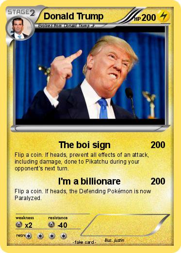 Pokemon Donald Trump