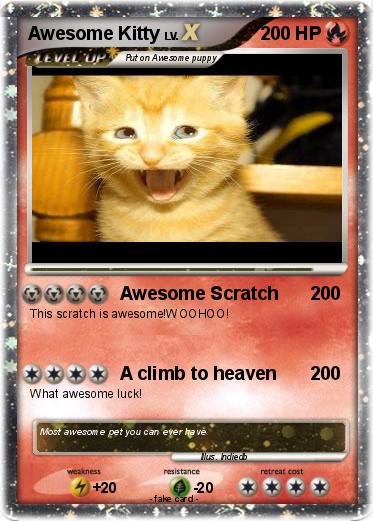Pokemon Awesome Kitty