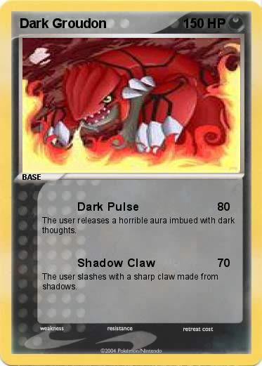 Pokemon Dark Groudon  