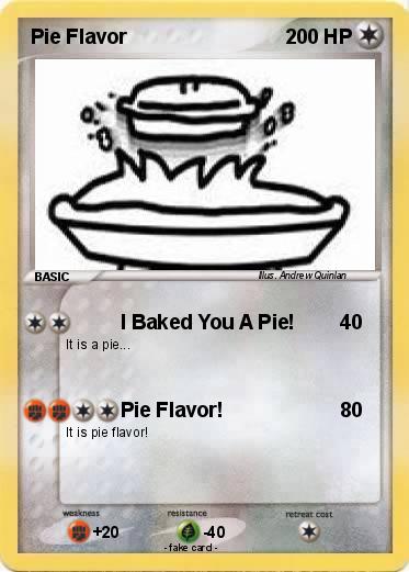 Pokemon Pie Flavor