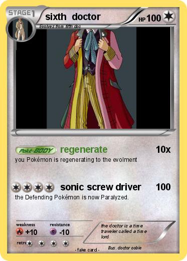 Pokemon sixth  doctor