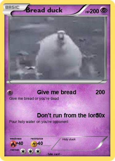 Pokemon Bread duck
