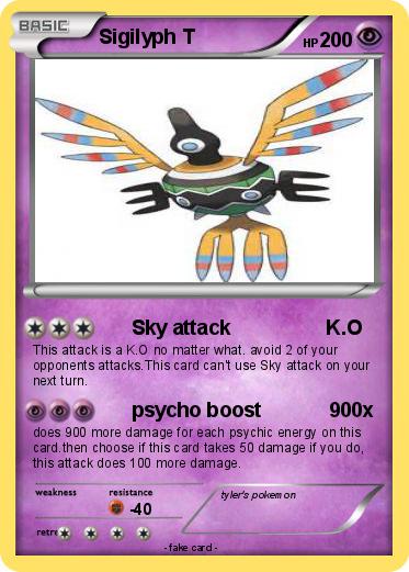 Pokemon Sigilyph T