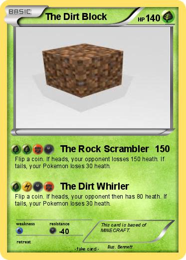 Pokemon The Dirt Block
