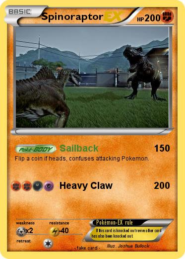 Pokemon Spinoraptor