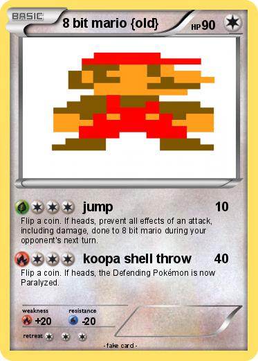 Pokemon 8 bit mario {old}