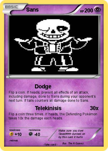 Pokemon Sans