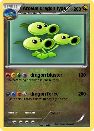 Pokemon Arceus dragon type