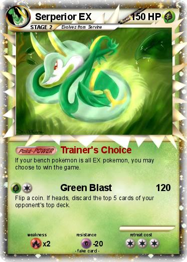 Pokemon Serperior EX