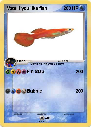 Pokemon Vote if you like fish