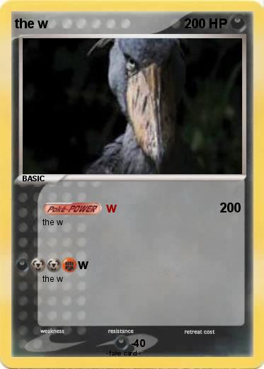 Pokemon the w